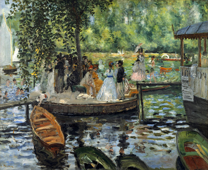 La Grenouillere de Pierre-Auguste Renoir