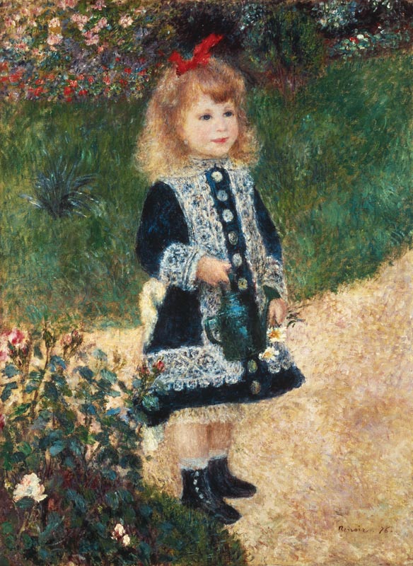 Niña con regadera de Pierre-Auguste Renoir