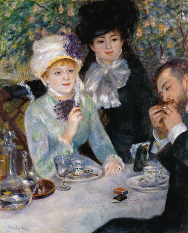 After the Luncheon de Pierre-Auguste Renoir