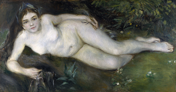 A Nymph by a Stream de Pierre-Auguste Renoir