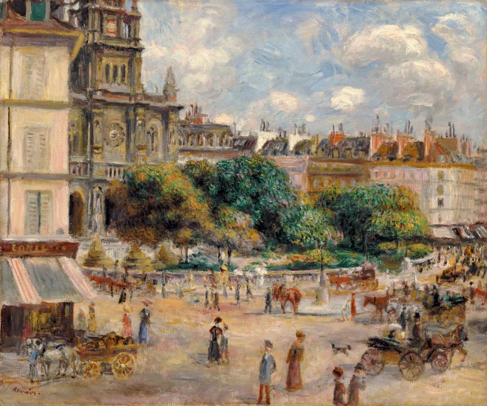 Place De La Trinite de Pierre-Auguste Renoir