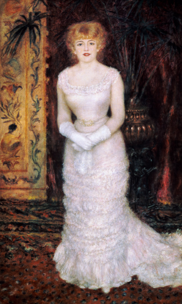 Portrait of Jeanne Samary (1857-90) de Pierre-Auguste Renoir