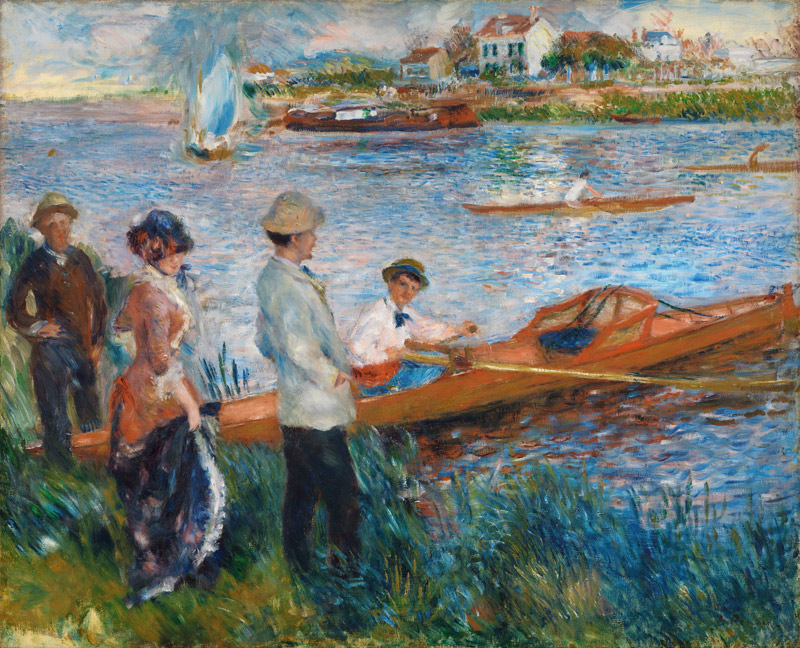 Renoir , Oarsmen near Chatou de Pierre-Auguste Renoir