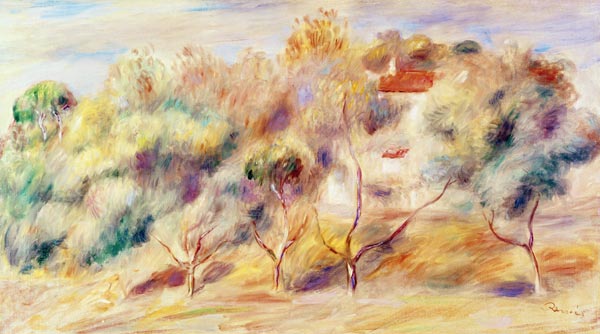 Les Colettes, Cagnes-sur-Mer de Pierre-Auguste Renoir