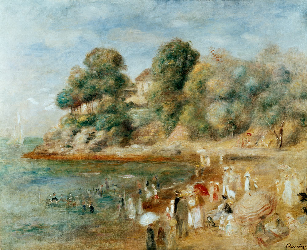 Strand bei Pornic de Pierre-Auguste Renoir