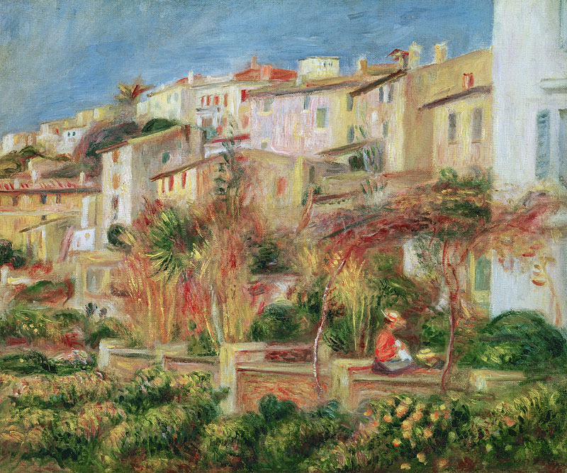 Terrace en Cagnes. de Pierre-Auguste Renoir