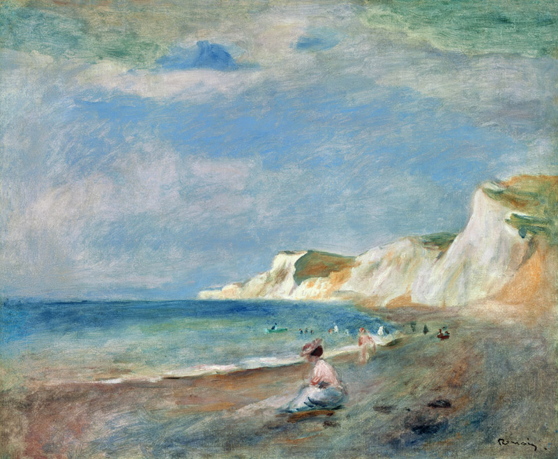 The Beach at Varangeville de Pierre-Auguste Renoir