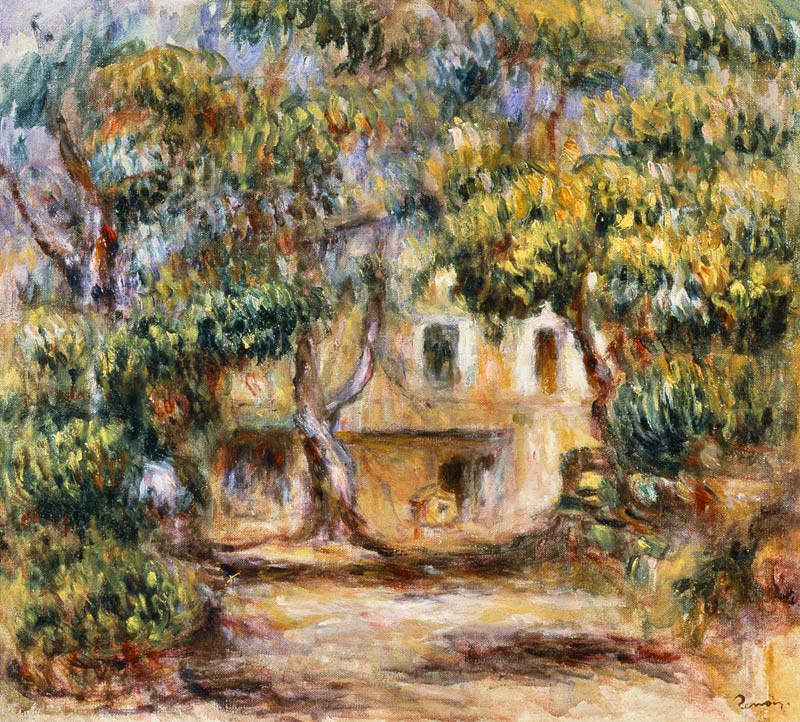The Farm at Les Collettes de Pierre-Auguste Renoir