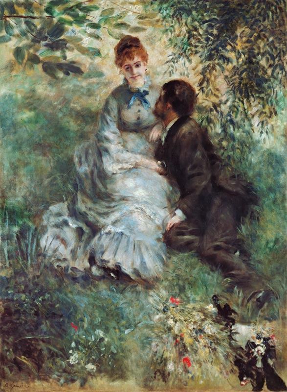 Los amantes de Pierre-Auguste Renoir