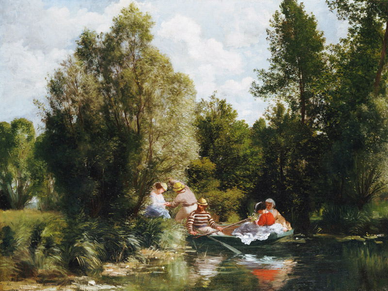 The Pond At Fees de Pierre-Auguste Renoir