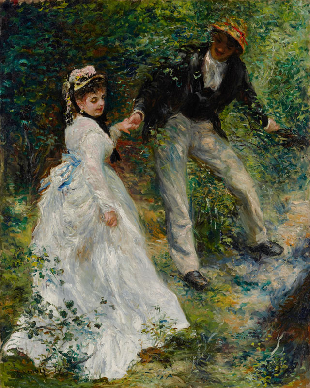 Auguste Renoir / The Promenade / 1870 de Pierre-Auguste Renoir