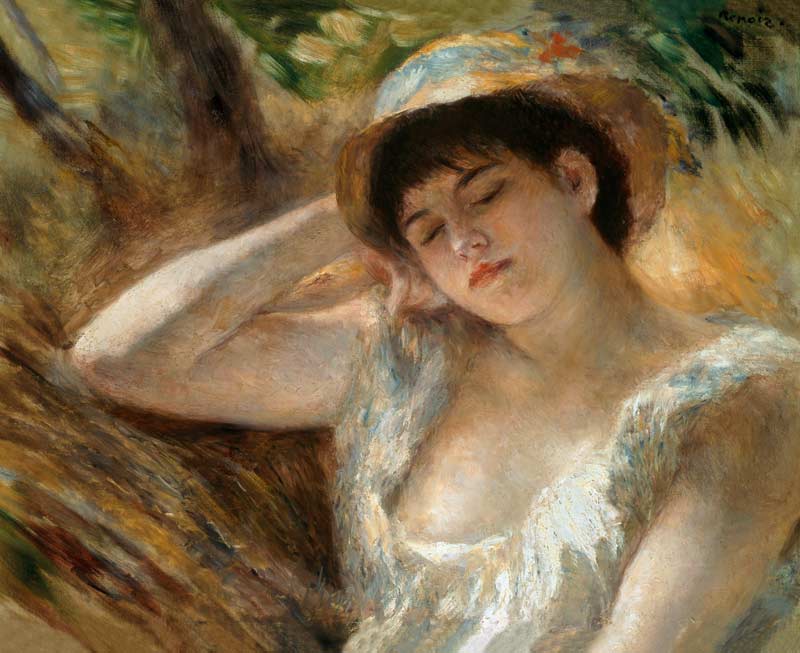 The Sleeper de Pierre-Auguste Renoir