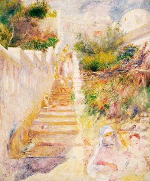 The Steps, Algiers de Pierre-Auguste Renoir