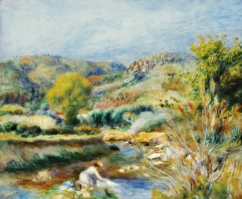 The Washerwoman de Pierre-Auguste Renoir