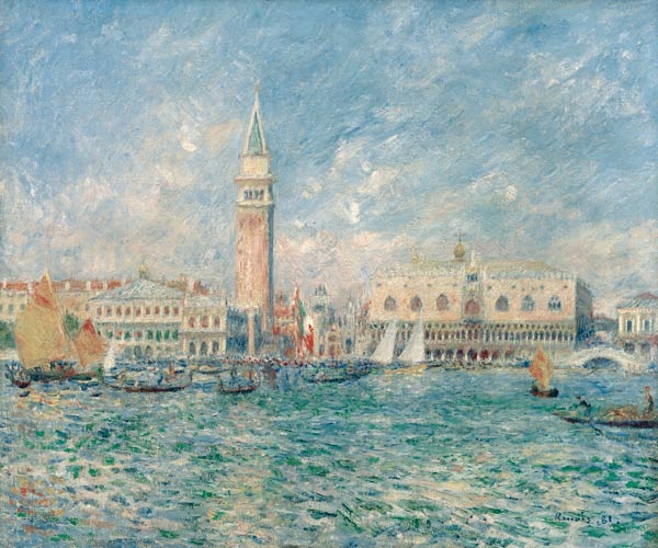 Venice (The Doge’s Palace) de Pierre-Auguste Renoir