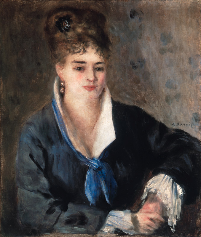 Woman in Black de Pierre-Auguste Renoir