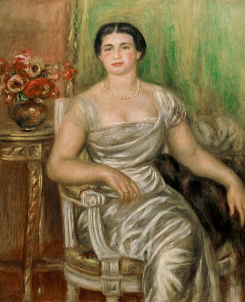 A.Renoir, Alice Vallières-Merzbach de Pierre-Auguste Renoir