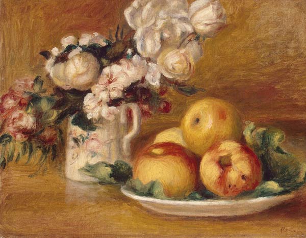 Apples and Flowers de Pierre-Auguste Renoir