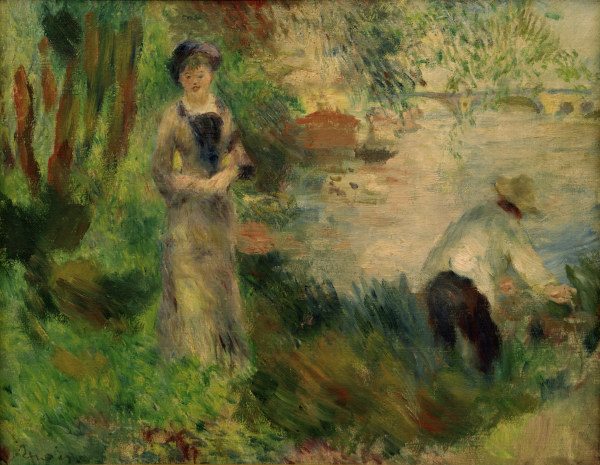 A.Renoir, Auf der Ile de Chatou de Pierre-Auguste Renoir