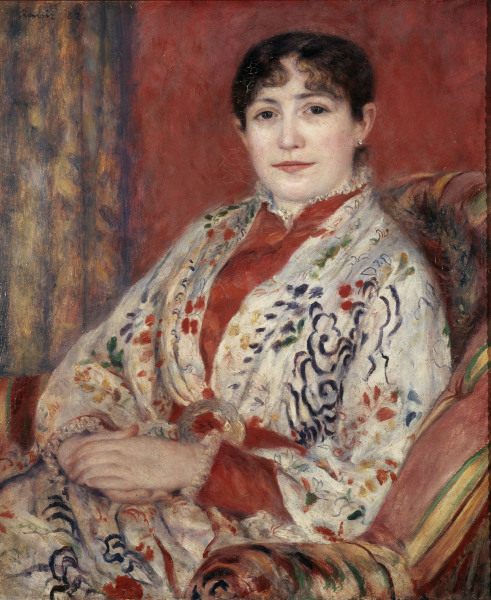 A.Renoir, Picture of Mme Leriaux 1886 de Pierre-Auguste Renoir