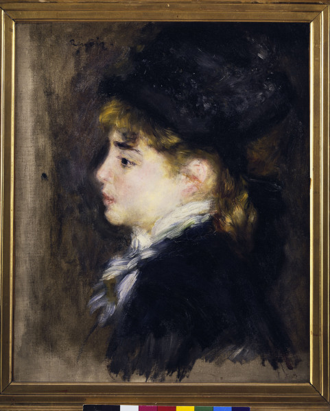 A.Renoir, Weibliches Bildnis (Margot) de Pierre-Auguste Renoir