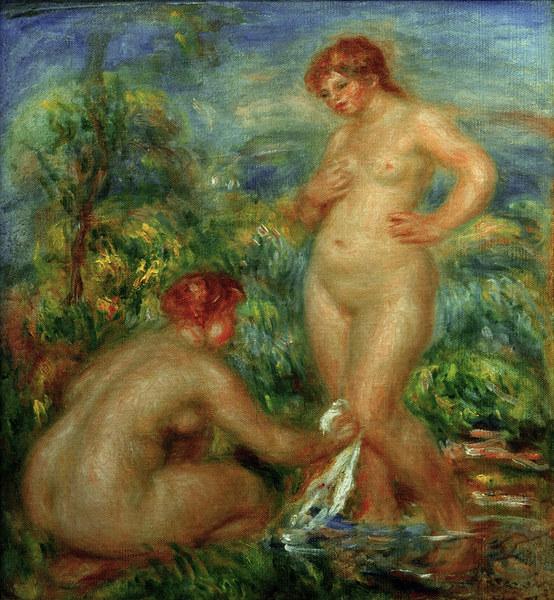 A.Renoir, Zwei Badende de Pierre-Auguste Renoir
