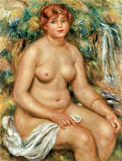 Seated Bather de Pierre-Auguste Renoir