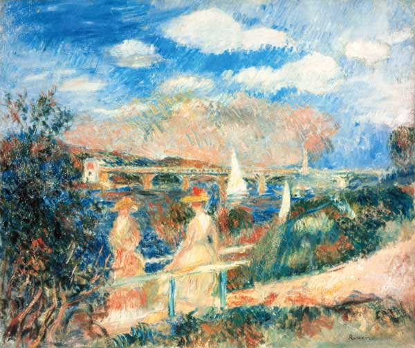 The banks of the Seine at Argenteuil de Pierre-Auguste Renoir