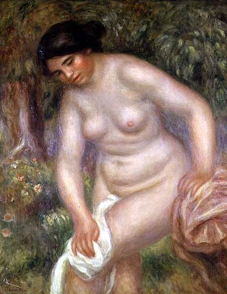 Bather drying herself de Pierre-Auguste Renoir