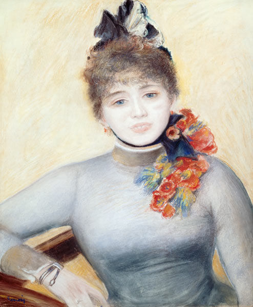 Portrait the Caroline Remy (Severine) de Pierre-Auguste Renoir