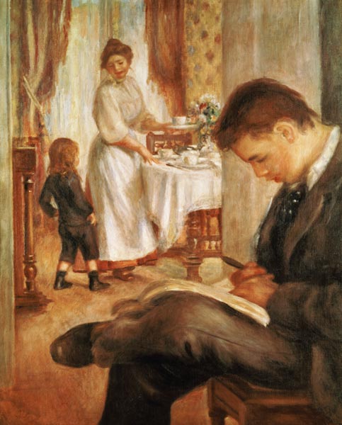 Breakfast at Berneval de Pierre-Auguste Renoir