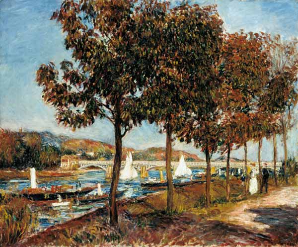 The Bridge At Argenteuil de Pierre-Auguste Renoir