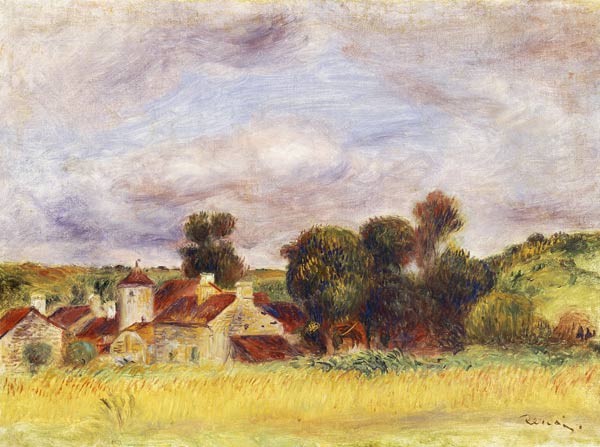 Brittany Countryside de Pierre-Auguste Renoir