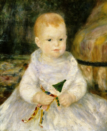 Child with A Toy Clown de Pierre-Auguste Renoir