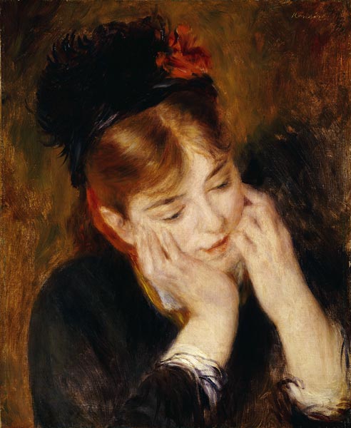 Contemplation de Pierre-Auguste Renoir