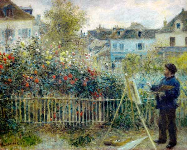 Claude Monet painting / Renoir de Pierre-Auguste Renoir