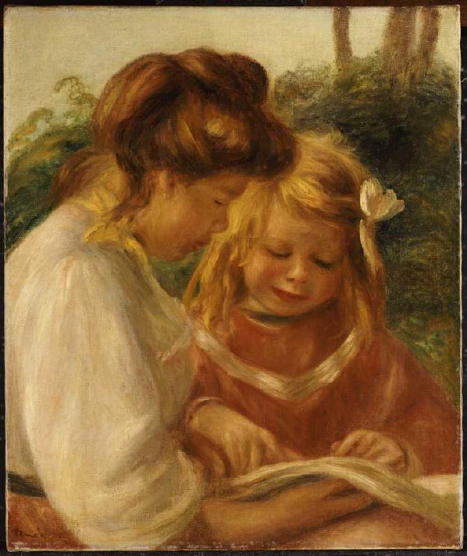 Das Alphabet, Jean und Gabrielle. de Pierre-Auguste Renoir
