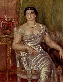 The poetess Alice Vallière de Pierre-Auguste Renoir