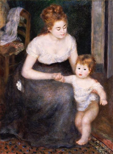 Die ersten Schritte de Pierre-Auguste Renoir