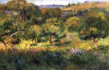The edge of a forest in Brittany de Pierre-Auguste Renoir