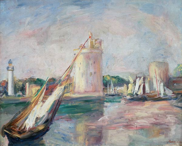 Renoir /Entree du port La Rochelle /1890 de Pierre-Auguste Renoir