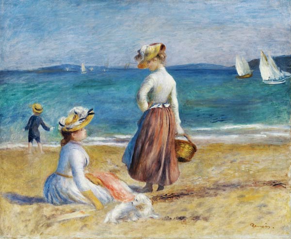 Figuras en la playa de Pierre-Auguste Renoir