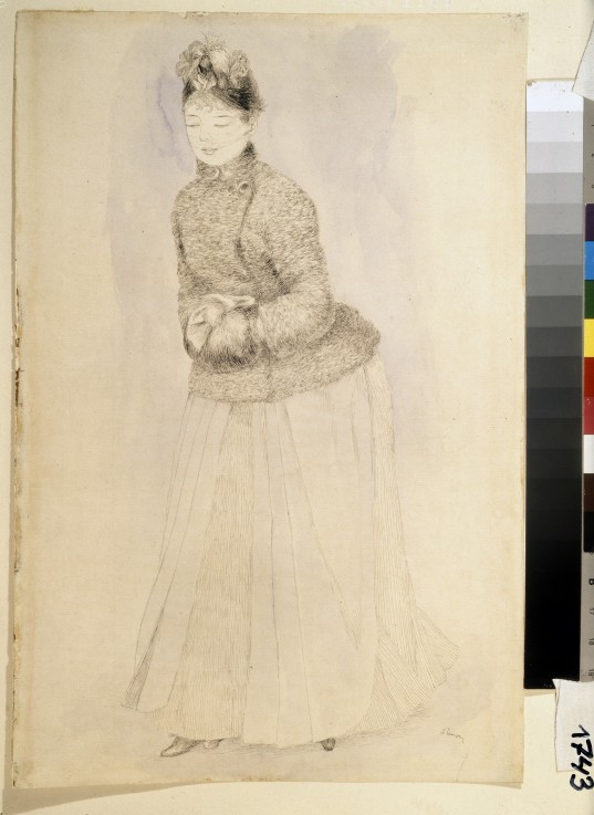Woman with a Muff de Pierre-Auguste Renoir