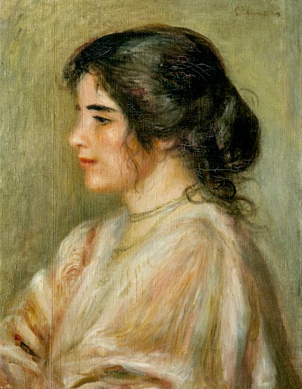 Gabrielle in the profile de Pierre-Auguste Renoir