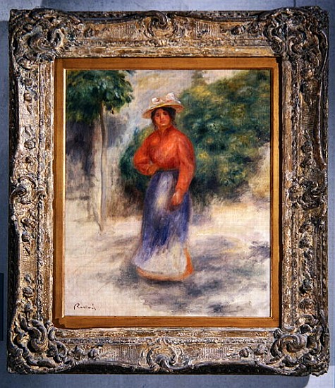 Gabrielle in the garden, c.1905 ? de Pierre-Auguste Renoir
