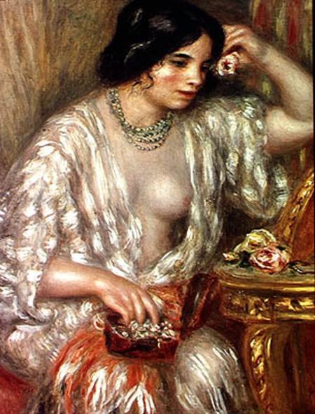 Gabrielle with Jewellery de Pierre-Auguste Renoir
