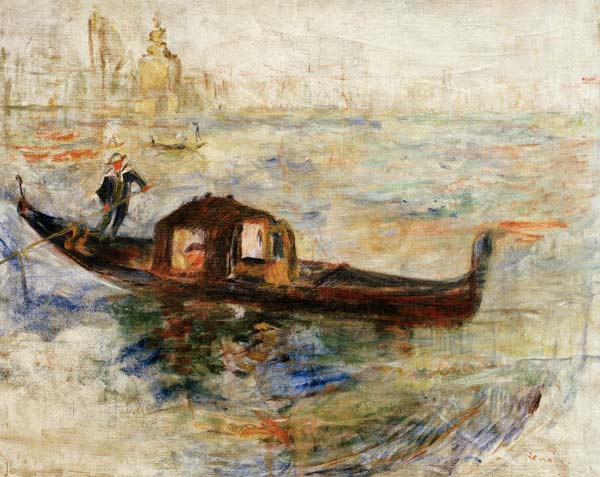 Renoir / Gondola in Venice / 1881 de Pierre-Auguste Renoir