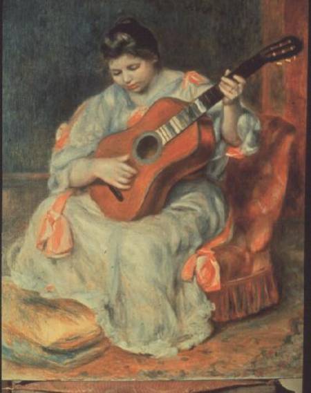 The Guitar Player de Pierre-Auguste Renoir