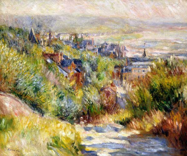 Hügelige Landschaft bei Trouville. de Pierre-Auguste Renoir