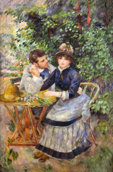 In the Garden de Pierre-Auguste Renoir
